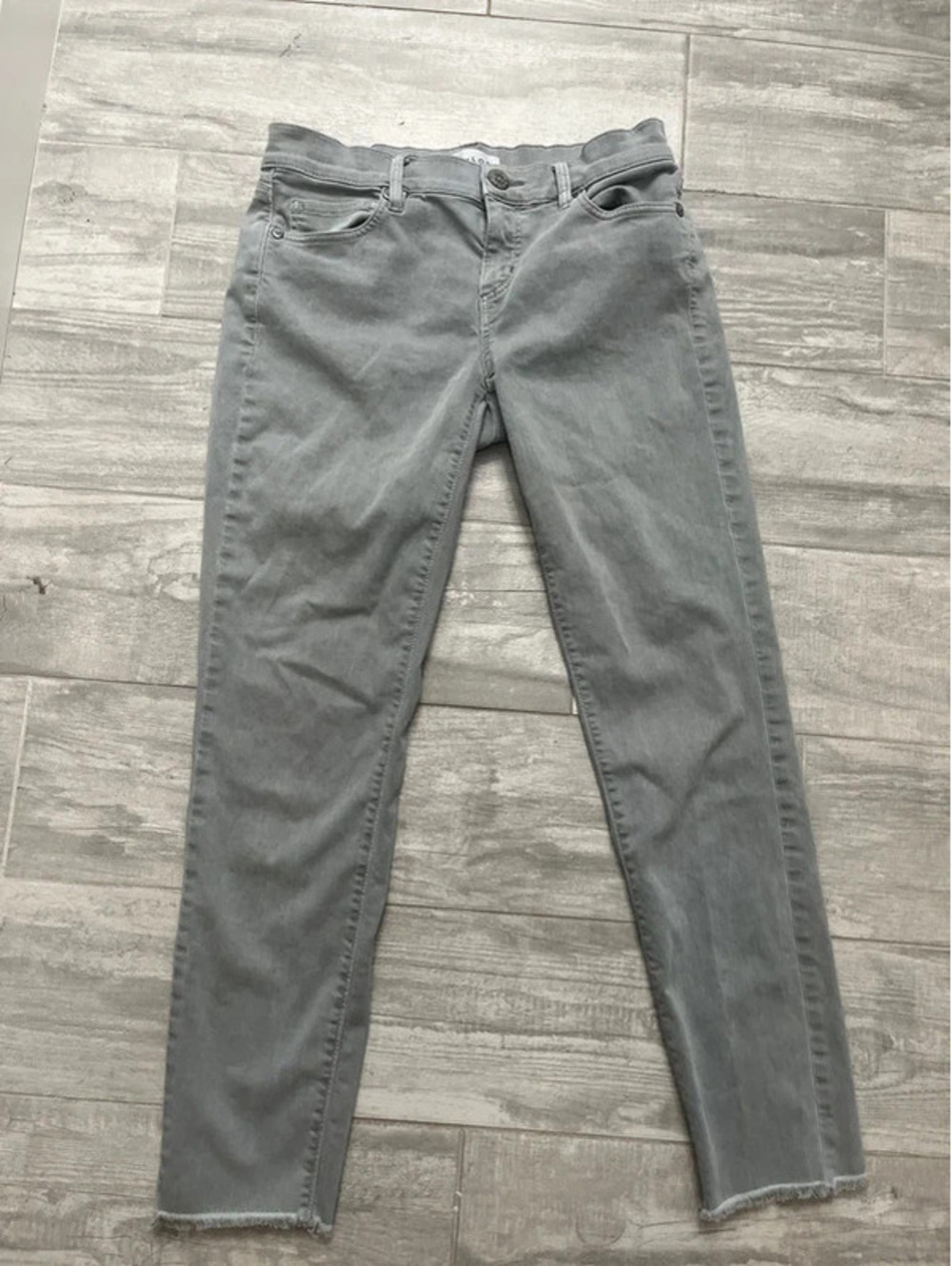 Loft Light Sage Skinny Jeans